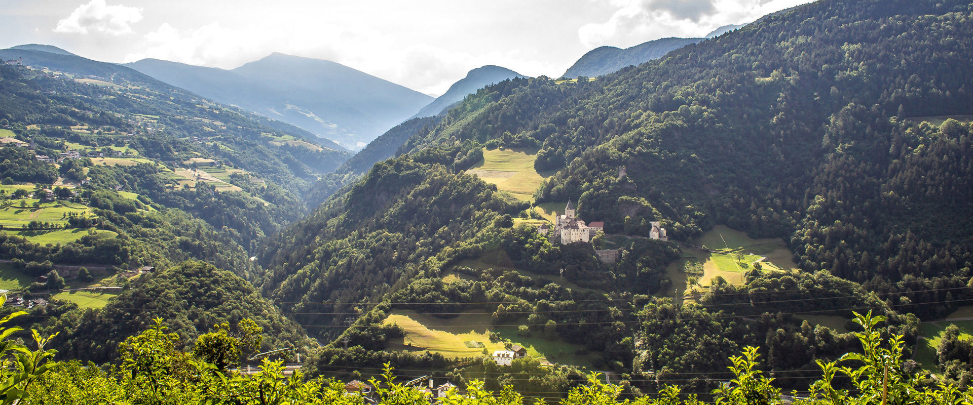 The Trostburg castle near Waidbruck Trostburg and surroundings.