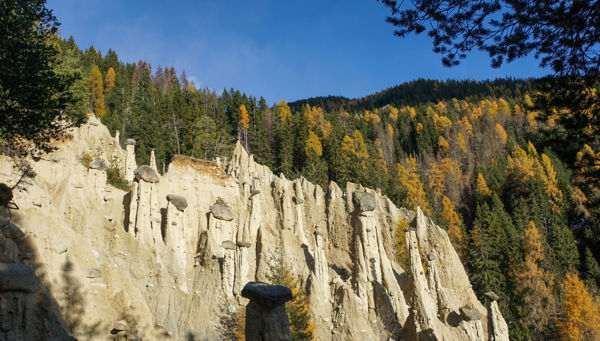 Earth pyramids and sweet temptations