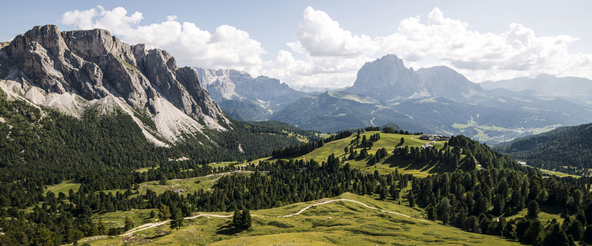 Dolomites view Stevia with high-alpine pasture and Dolomites view in Gröden