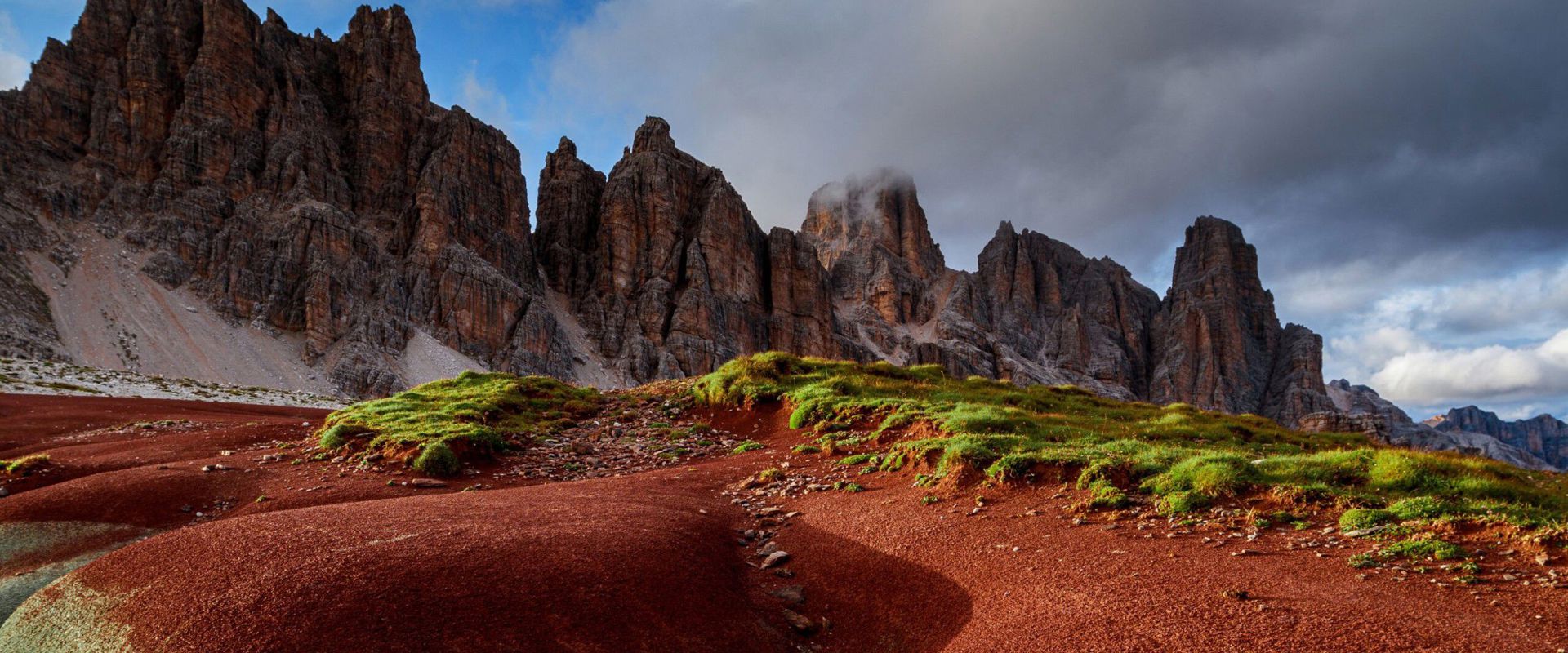 The Dolomites The Dolomites seen from an unusual perspective.